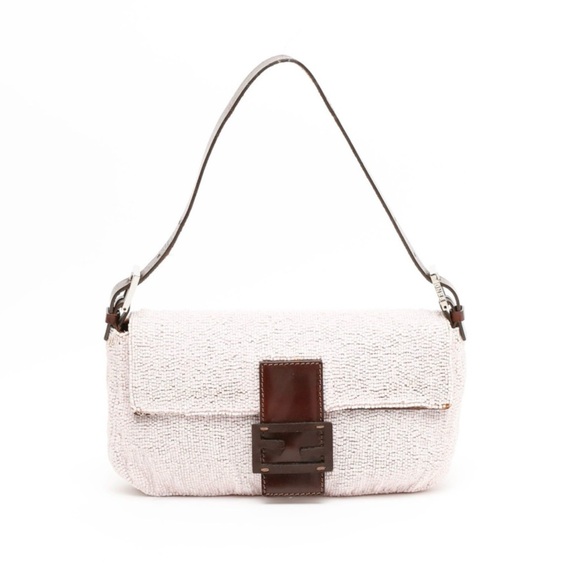Fendi Handbags - Auth FENDI BEADED BAGUETTE pink vintage luxury evening Shoulder Bag New Years 🎉